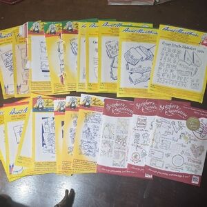 Aunt Martha's and Stitcher's Revolution Embroidery Patterns